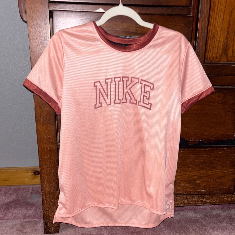 Nike Coral and Maroon Tee
